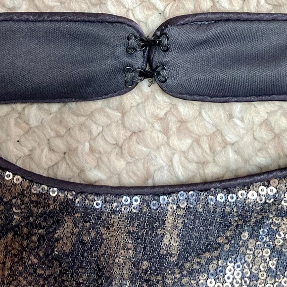 Betsy & Adam Sequin Formal Short Dress - Picture 9 of 14